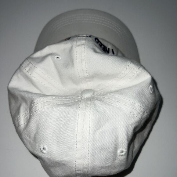 Vintage Otto NASA Hat Ball Cap White Adjustable Back Cotton I Need My Space - Picture 5 of 9